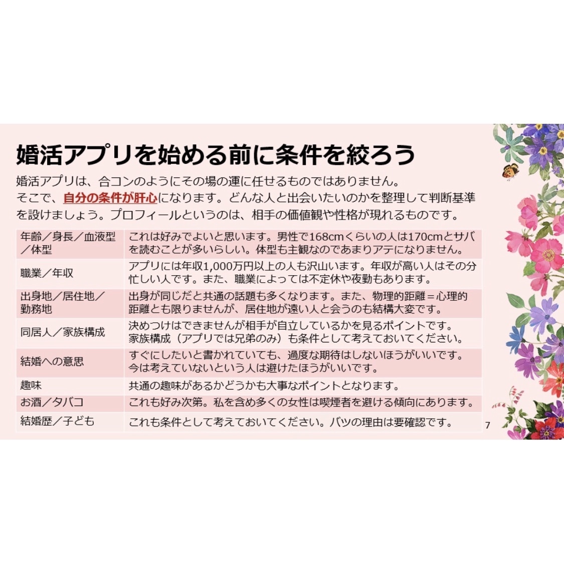 実践‼︎アプリ婚活のノウハウ-女性向け-教えます 婚活アプリを5年使って導き出したノウハウを詰め込みました。 イメージ4