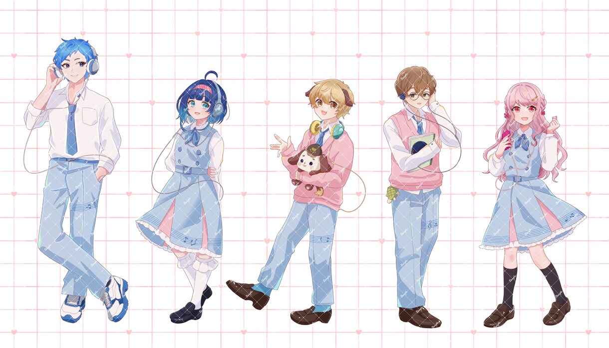 IRIAM、TRPG、動画用立ち絵など描きます 推したくなる魅力を込めた立ち絵を制作します イメージ6
