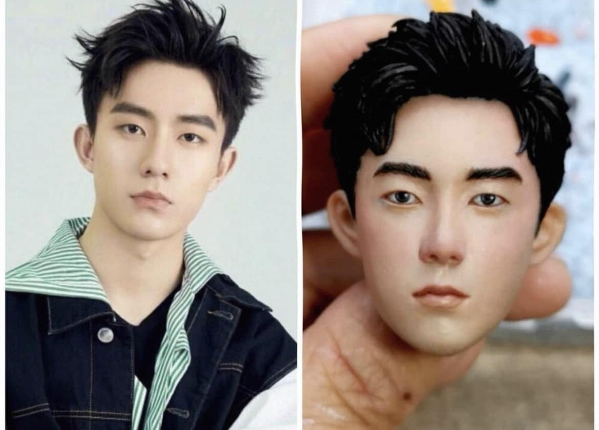 1/6 1/12 の似顔絵フィギュアを作製します 1/6 1/12サイズのヘッドをオーダーメイド作製致します。 イメージ1