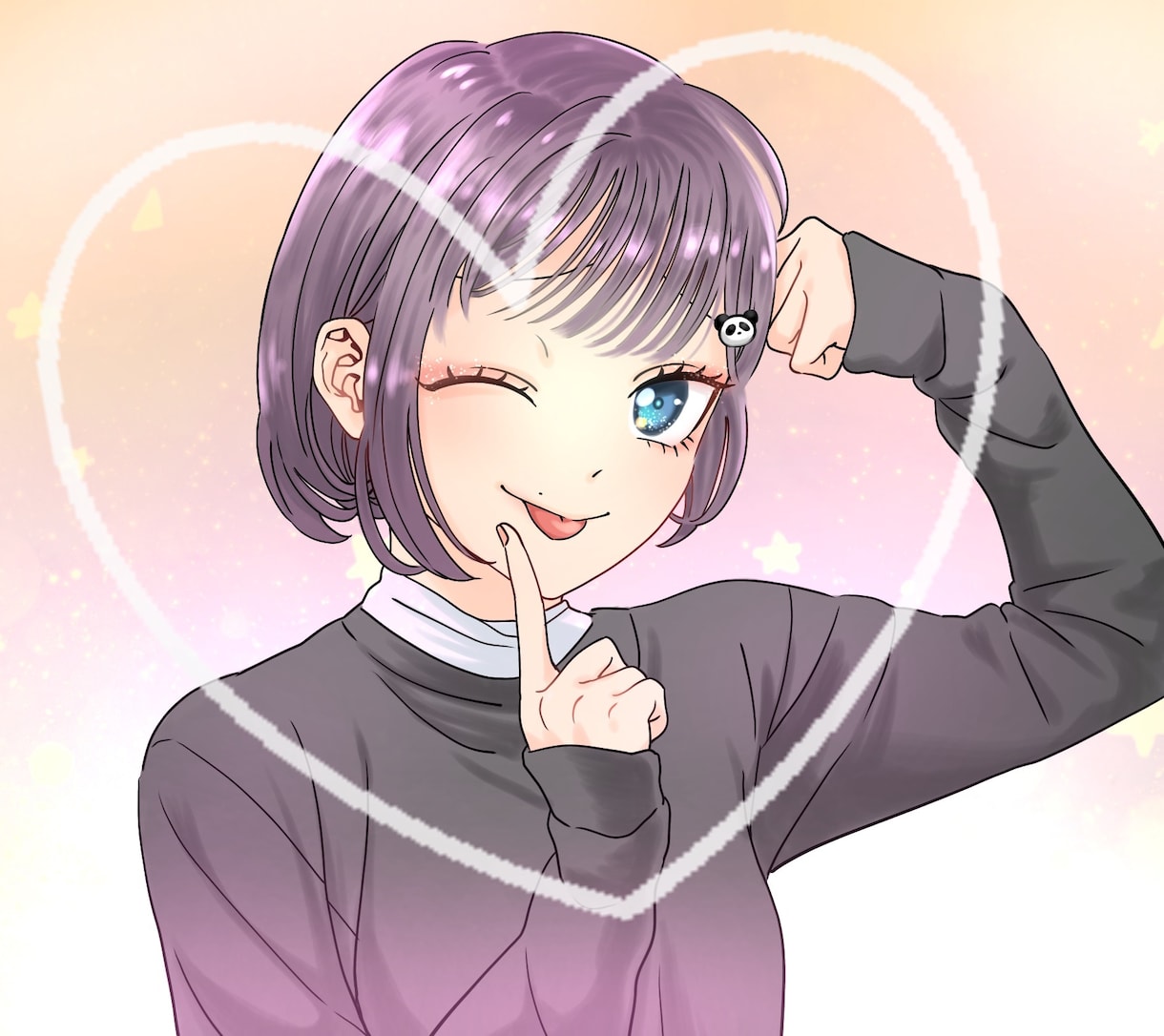 キャラクター風の似顔絵イラストお描きします 漫画テイストの似顔絵になります イメージ9