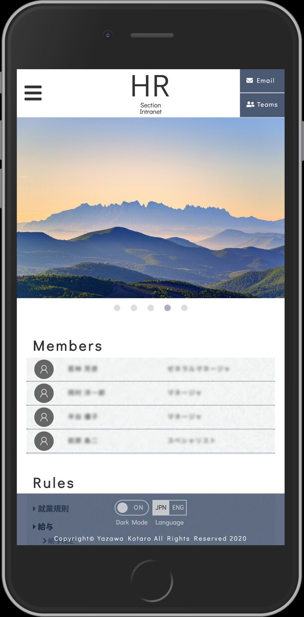 モダンデザインのホームページを作成します 洗練されたデザインのWebサイトを作成致します。 イメージ4