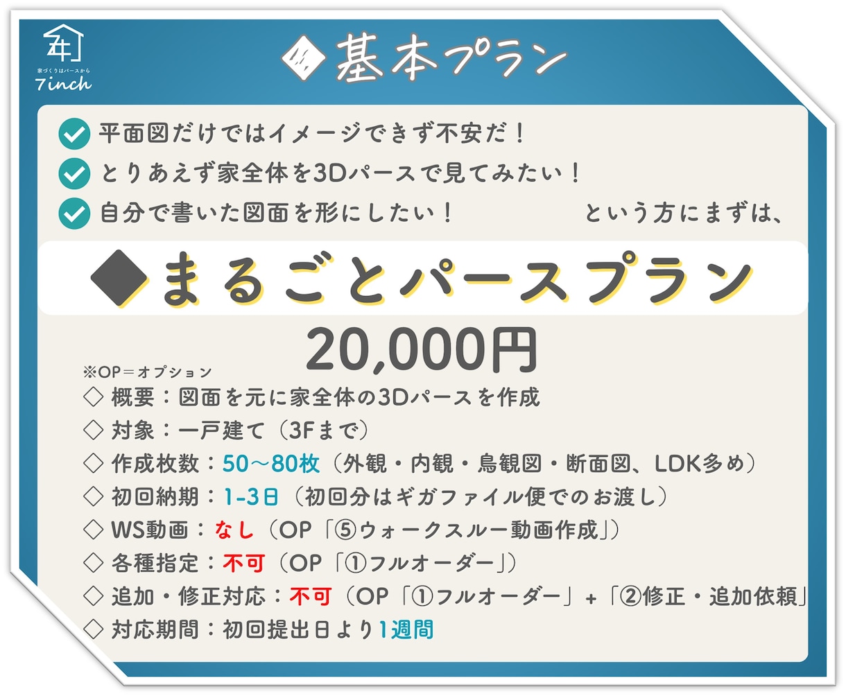 家づくり検討中の方、理想のイメージを形にします 【家づくりはパースから】3Dパースで新たな発見と感動を。 イメージ3