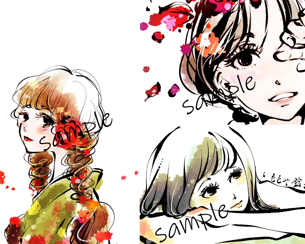 エモく可愛くかっこよくあなただけのイラスト描きます 似顔絵・アイコンにニュアンスをプラスして印象増し増し イメージ3