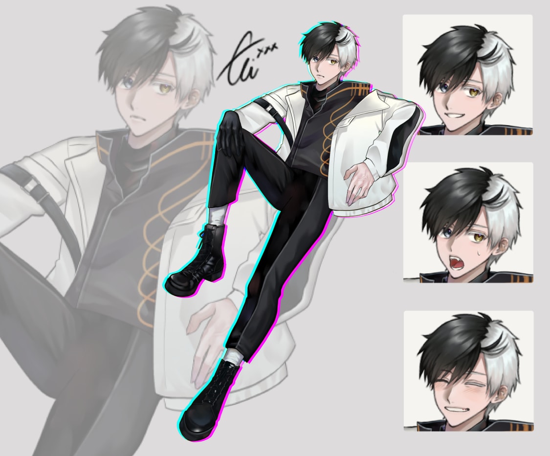 貴方だけの立ち絵やキャラクター作成を行います 可愛い子もかっこいい子も両方かけます！ イメージ5