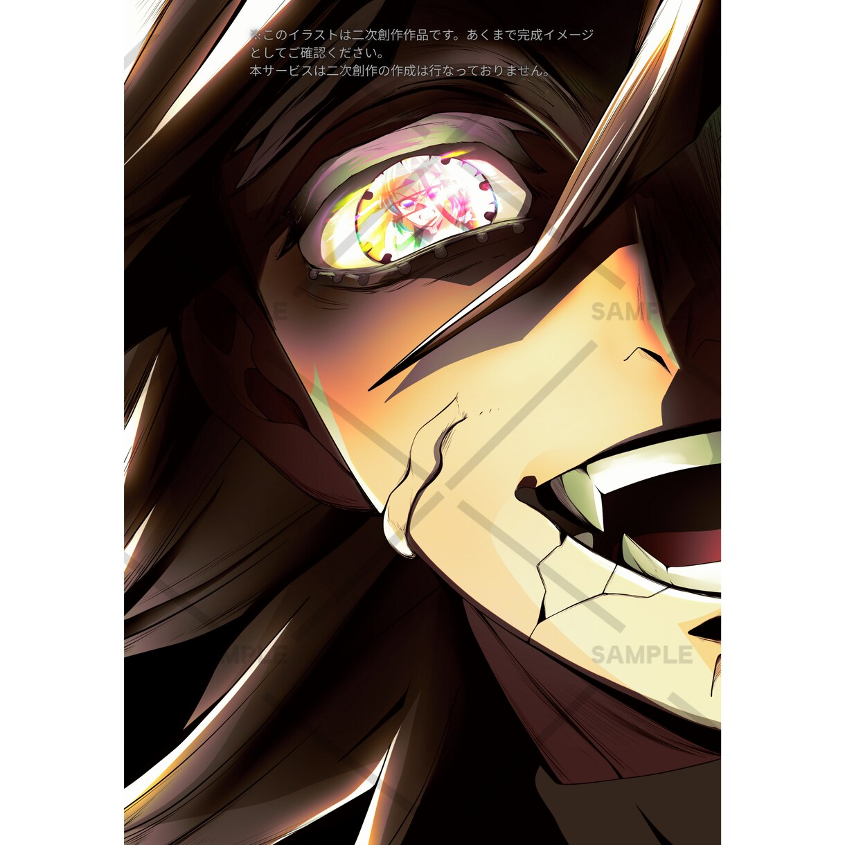 光強めの顔イラスト描きます 【ラフ案無制限・アイコン・キービジュアル・ポスター・MV等】 イメージ6