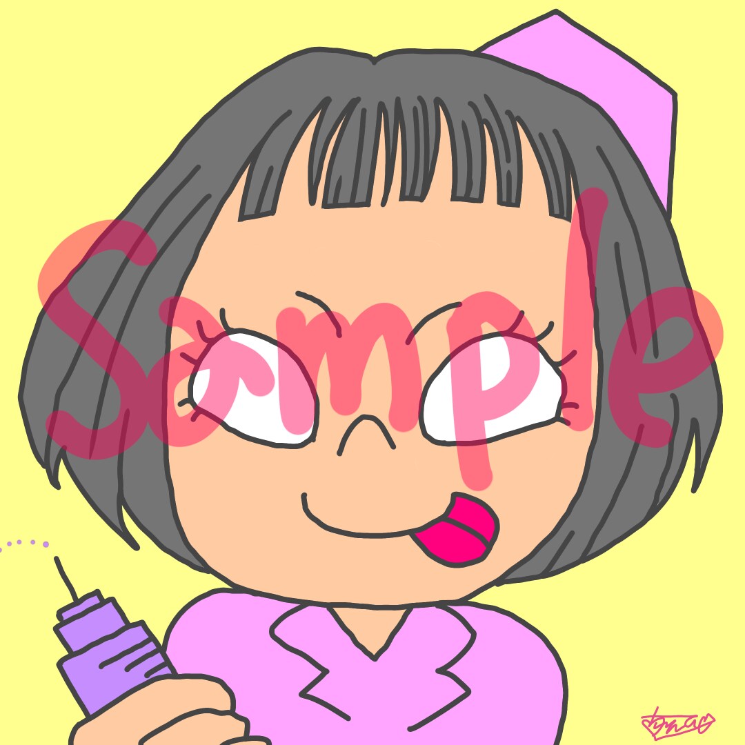 SNS用の似顔絵アイコン描きます ポップでカラフルなバストアップのイラストです♪ イメージ6
