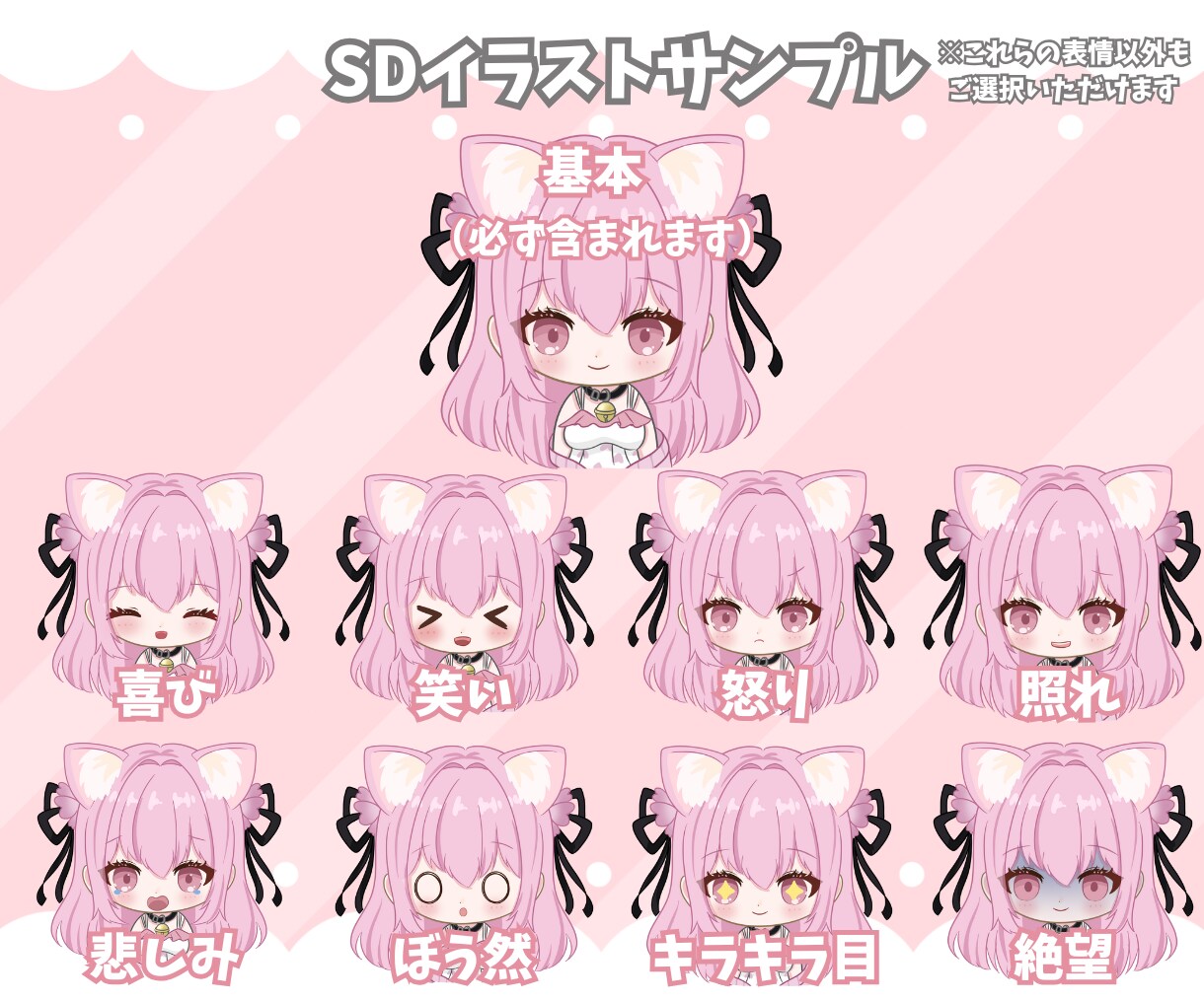 Vtuber制作！全工程セット販売いたします かわいい女の子をキャラデザ・モデリング制作します！ イメージ7