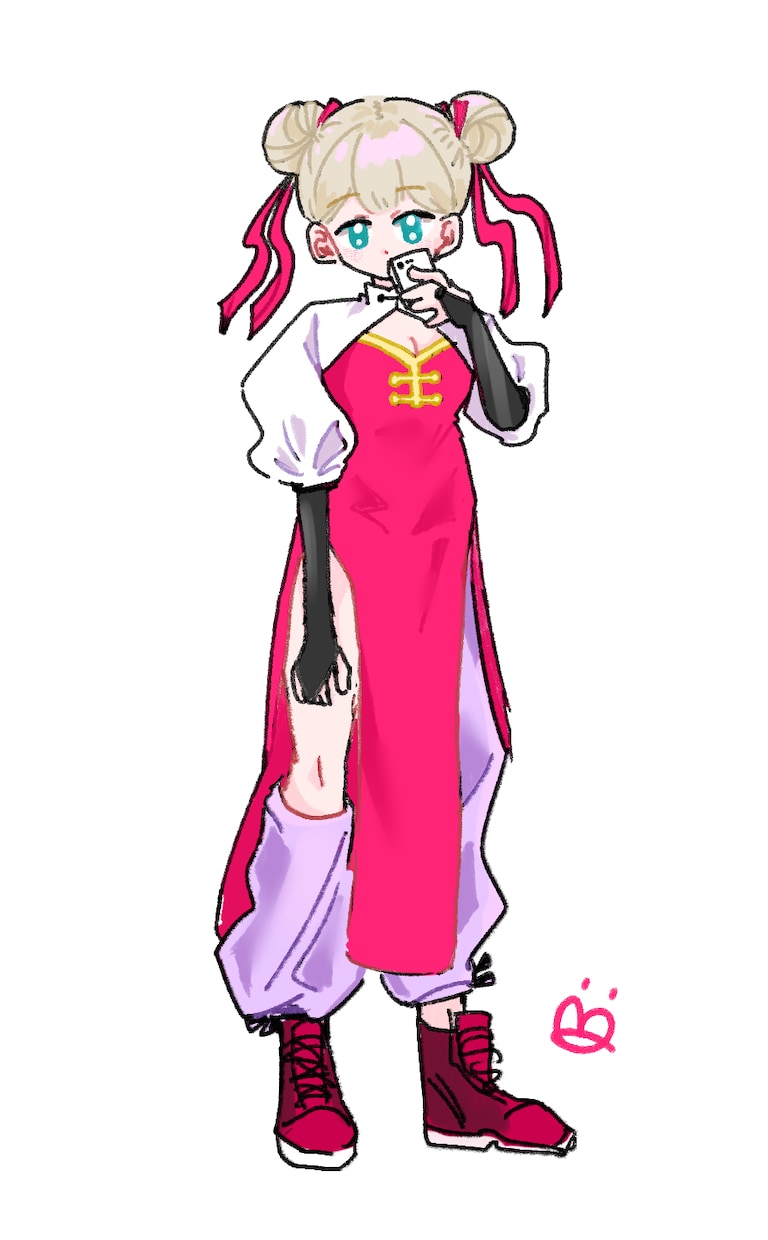 TRPGやSNSで使える立ち絵描きます 色鉛筆で書いたような可愛い立ち絵！ イメージ2