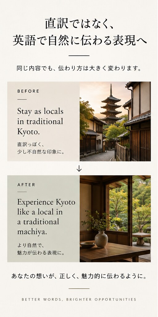 英語サイトを外国人目線でチェックします 英訳済みでも「伝わる」とは限りません イメージ2