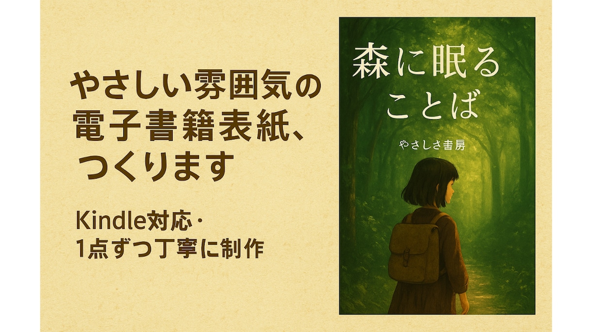 やさしい世界観の電子書籍表紙をお作りします 物語に寄り添う、あたたかな表紙デザイン イメージ2