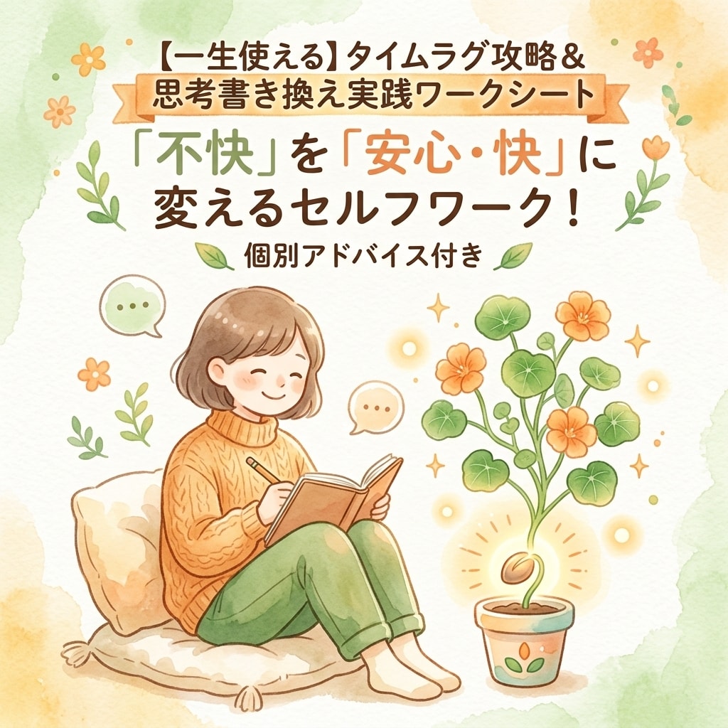 タイムラグ攻略｜引き寄せ思考書き換えワークます 「不快」を「快」へシフト！自分一人で実践できるワーク付 イメージ1