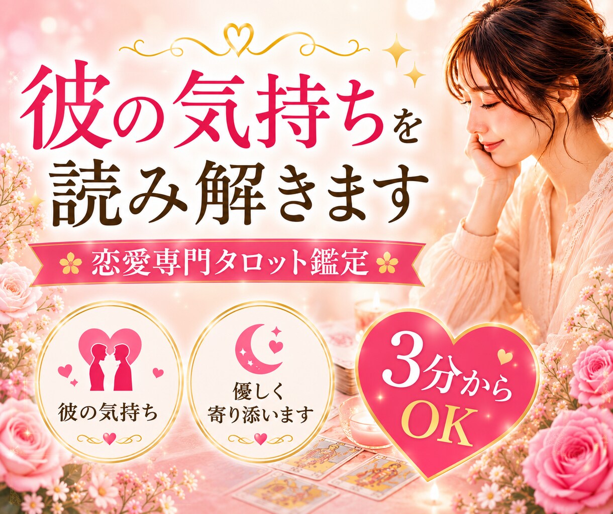 どうして連絡くれないの？彼の気持ちを深掘りします あなたの不安、モヤモヤ解消します✨彼の気持ちお伝えします✨ イメージ1