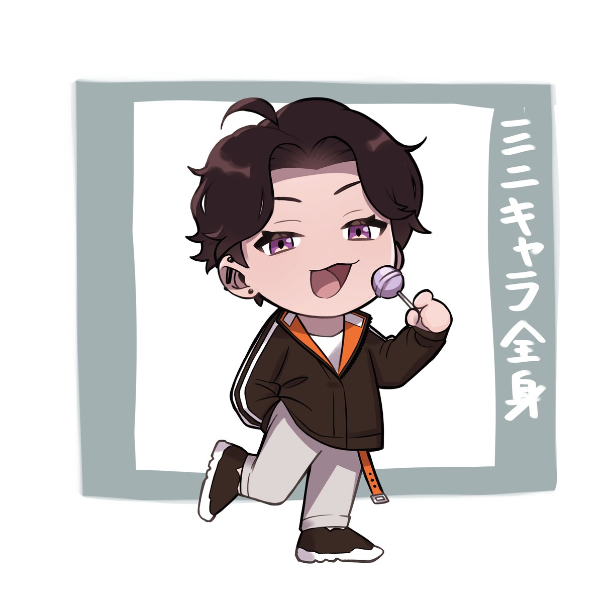 1枚イラスト/アイコン用/ミニキャラなど描きます 男の子が得意です(女の子も描きます)お気軽にご相談ください！ イメージ8