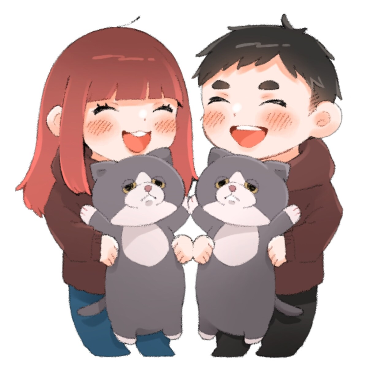 貴方と推しの夢絵描きます ゆるい絵柄の可愛らしい夢絵で、モチベーションアップ！ イメージ3