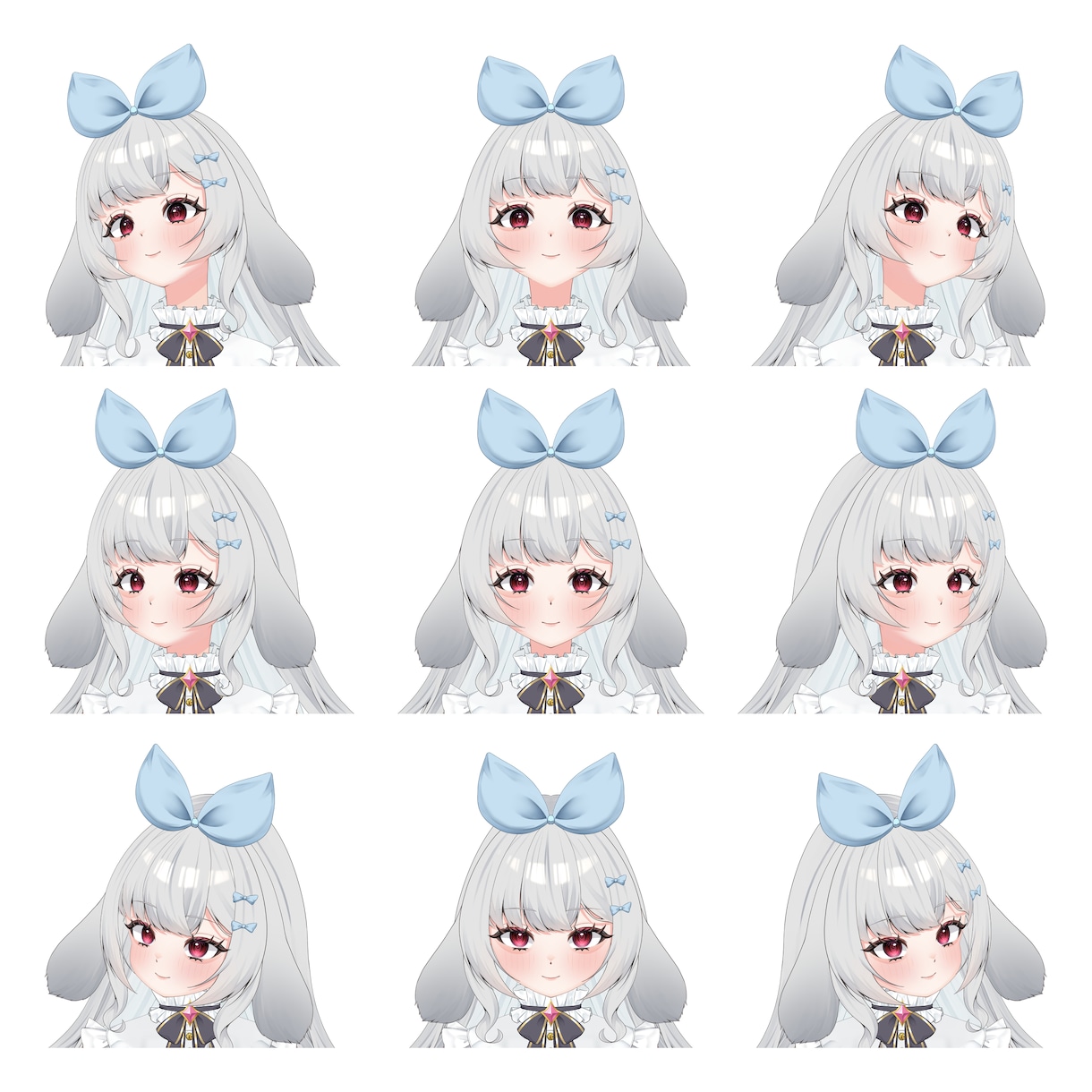 ふわふわ＆高可動Live2Dモデリング制作致します ふわふわ揺れで可愛い！高可動域モデル◎ イメージ3