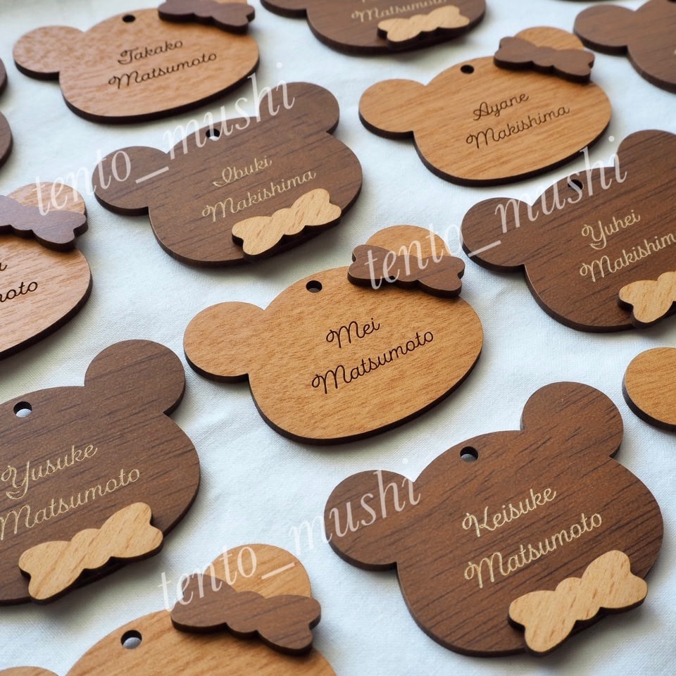 結婚式の席札を作ります お子さまが喜ぶ かわいい席札です！ イメージ1