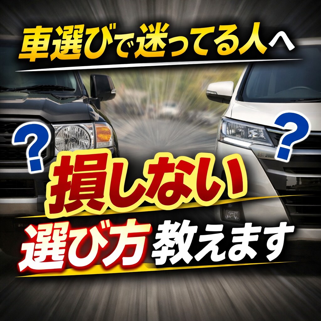 SUV・ミニバンで迷う方へ相談します 後悔しない車選びをサポートします。 イメージ1