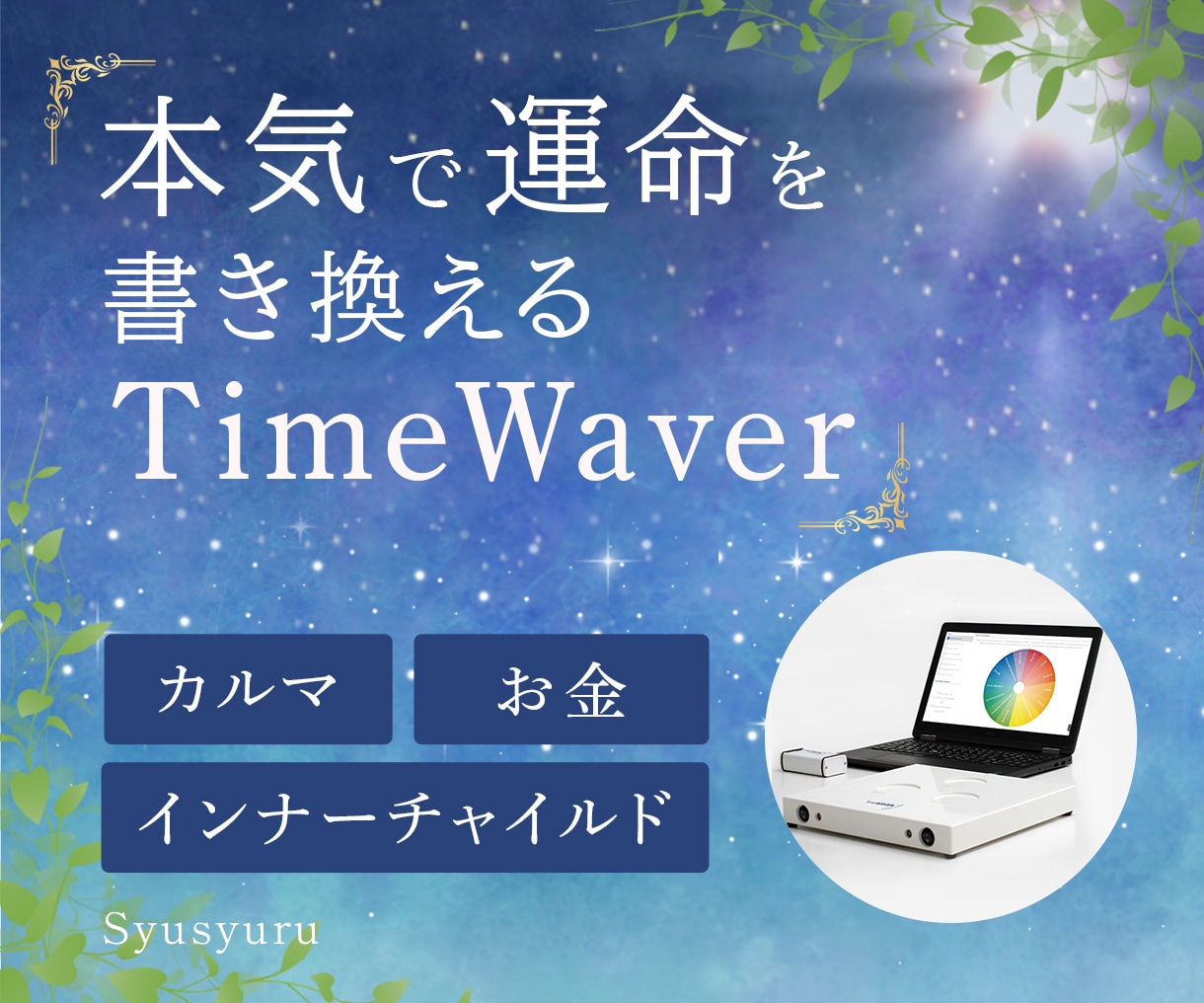 お得なTimewaver初回セット分析します 本気で運命を整える TimeWaver 深層最適化セッション イメージ1