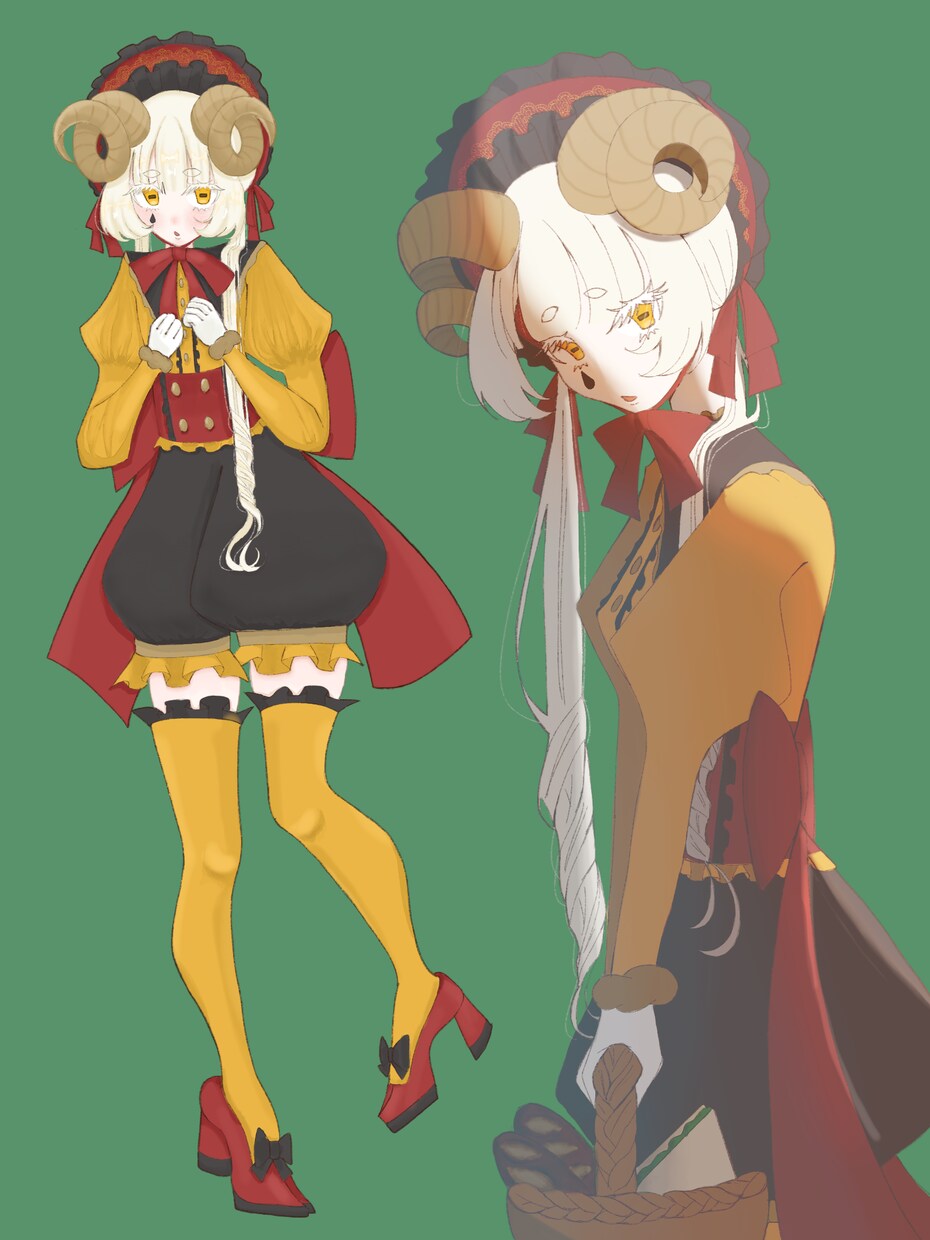 立ち絵や人物イラストを制作します 女性でロリータ系の服が特に得意です男性も可能です イメージ1