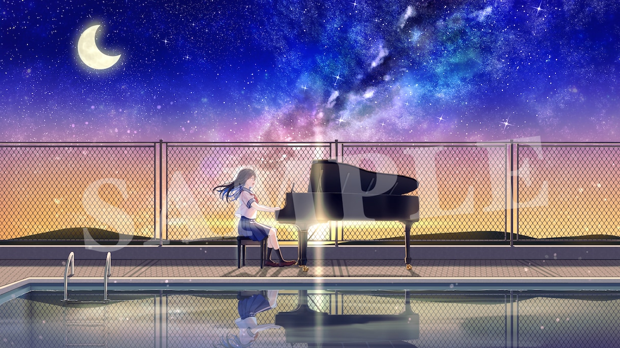 美しいイラストを魅力的にスピーディに描きます MV用、サムネイル、立ち絵、１枚絵など承ります イメージ7