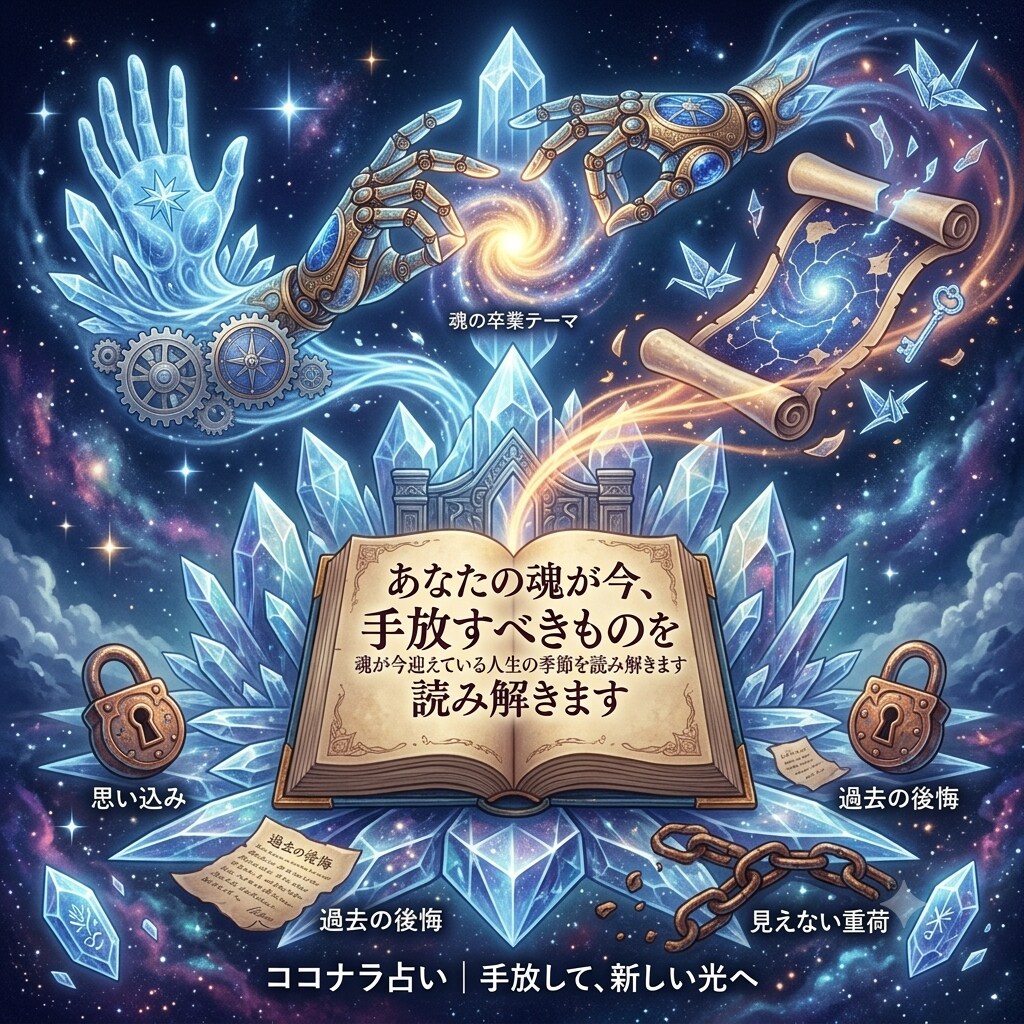 今手放すべきものを魂から読み解きます 魂が今、卒業するテーマをお伝えします イメージ1
