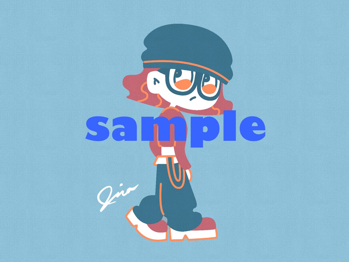 レトロで可愛いキャラクターを作成します レトロで可愛い涙袋を強調したキャラクターを作成します！ イメージ6