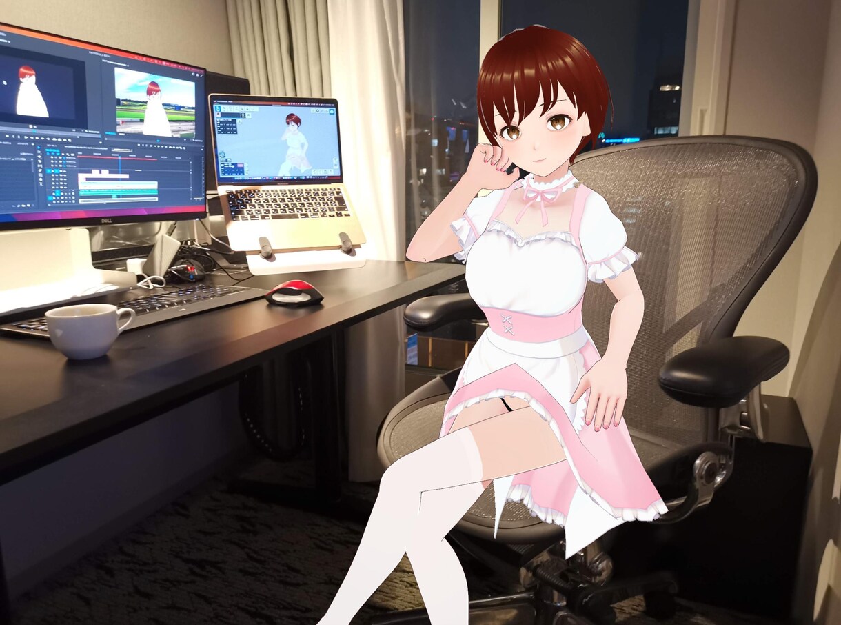 巨乳もOK！3Dバーチャルアイドル店員を制作します SNS運用メインで３年以上の運用経験あり！広告モデルに！ イメージ5