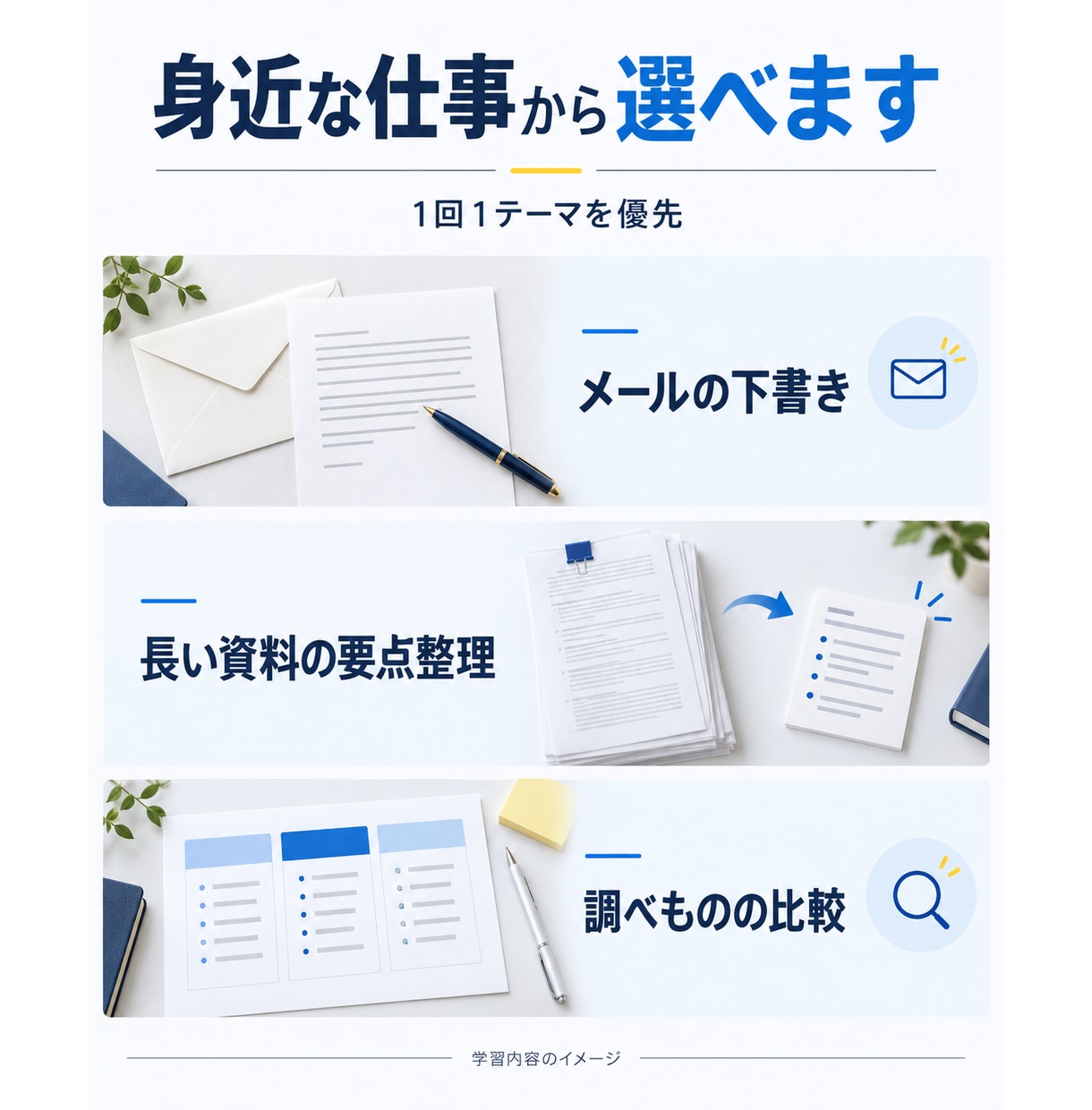 Geminiの仕事活用を60分で個別に教えます 初心者向け｜試す・直す・使い回す。指示文と復習メモ付き イメージ5