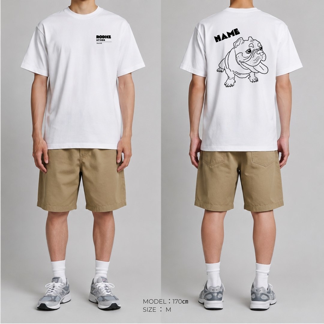 ペットオーダーメイドTシャツ(ロングあり)作ります RODICE PET ART　イラストからTシャツを作ります イメージ2