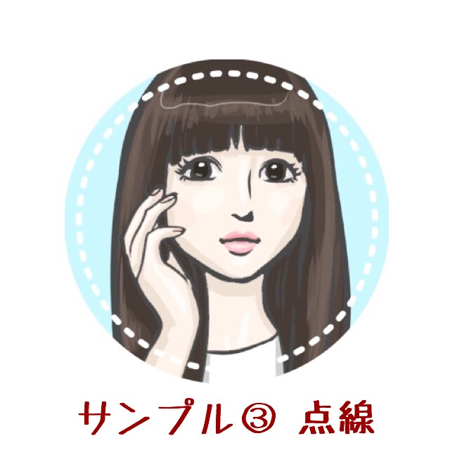 おしゃれな丸アイコンお描きします 人とかぶらないアイコンが欲しい方へ イメージ3