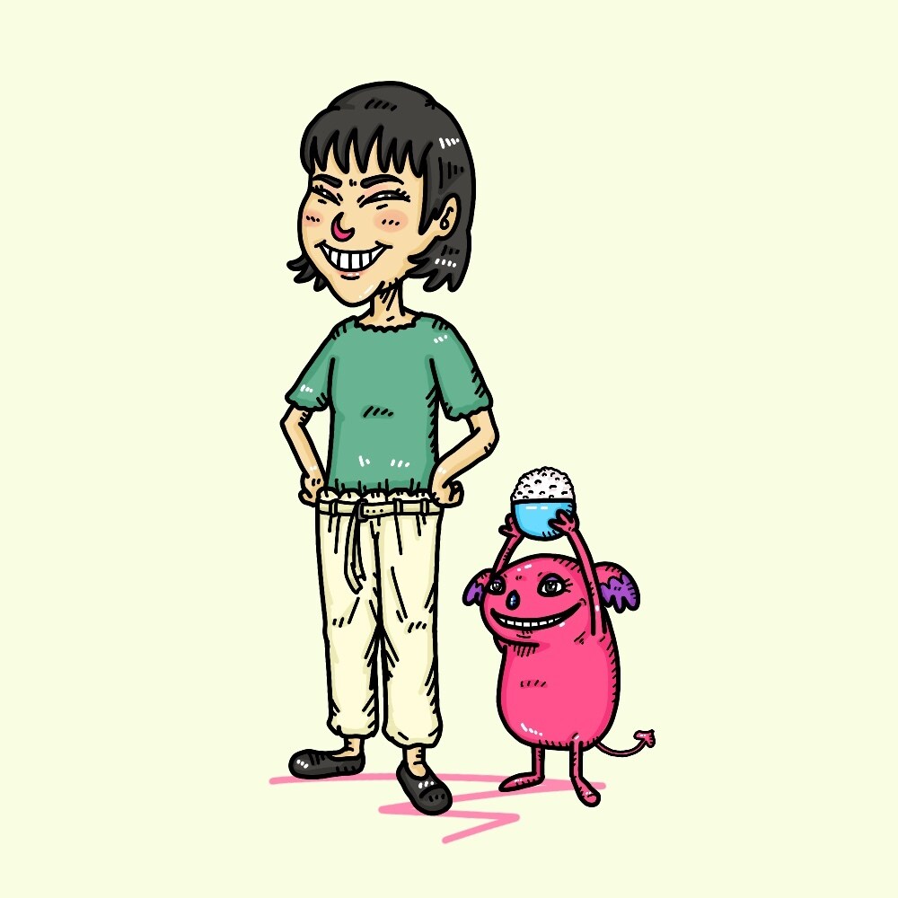 ポップなキャラクター・人物・動物イラスト作成します アイコン・グッズ・プレゼント用などに！オリジナルイラスト作成 イメージ1