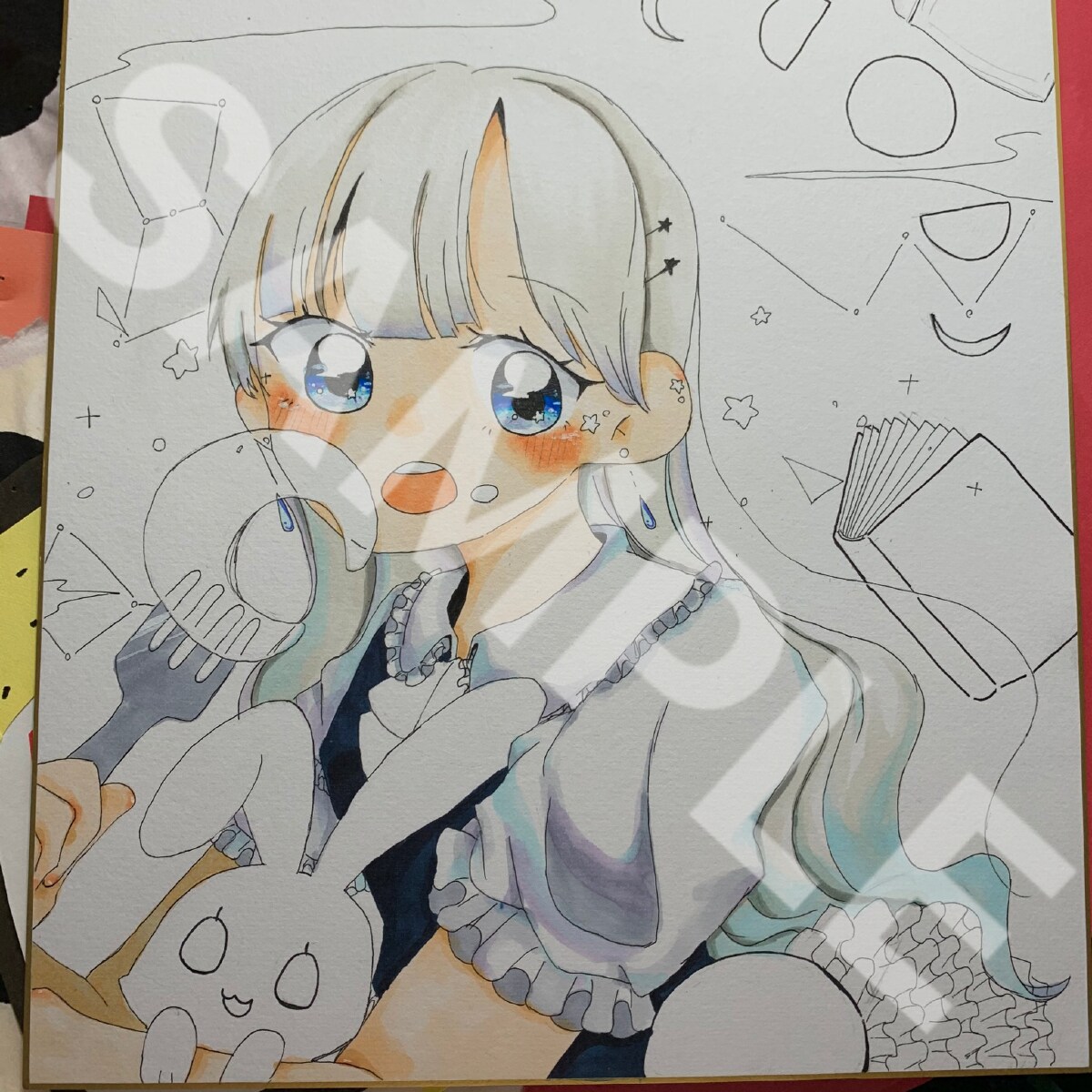 1枚絵描きます シンプルでまとまった色使いで、デフォルメされ過ぎない等身 イメージ6