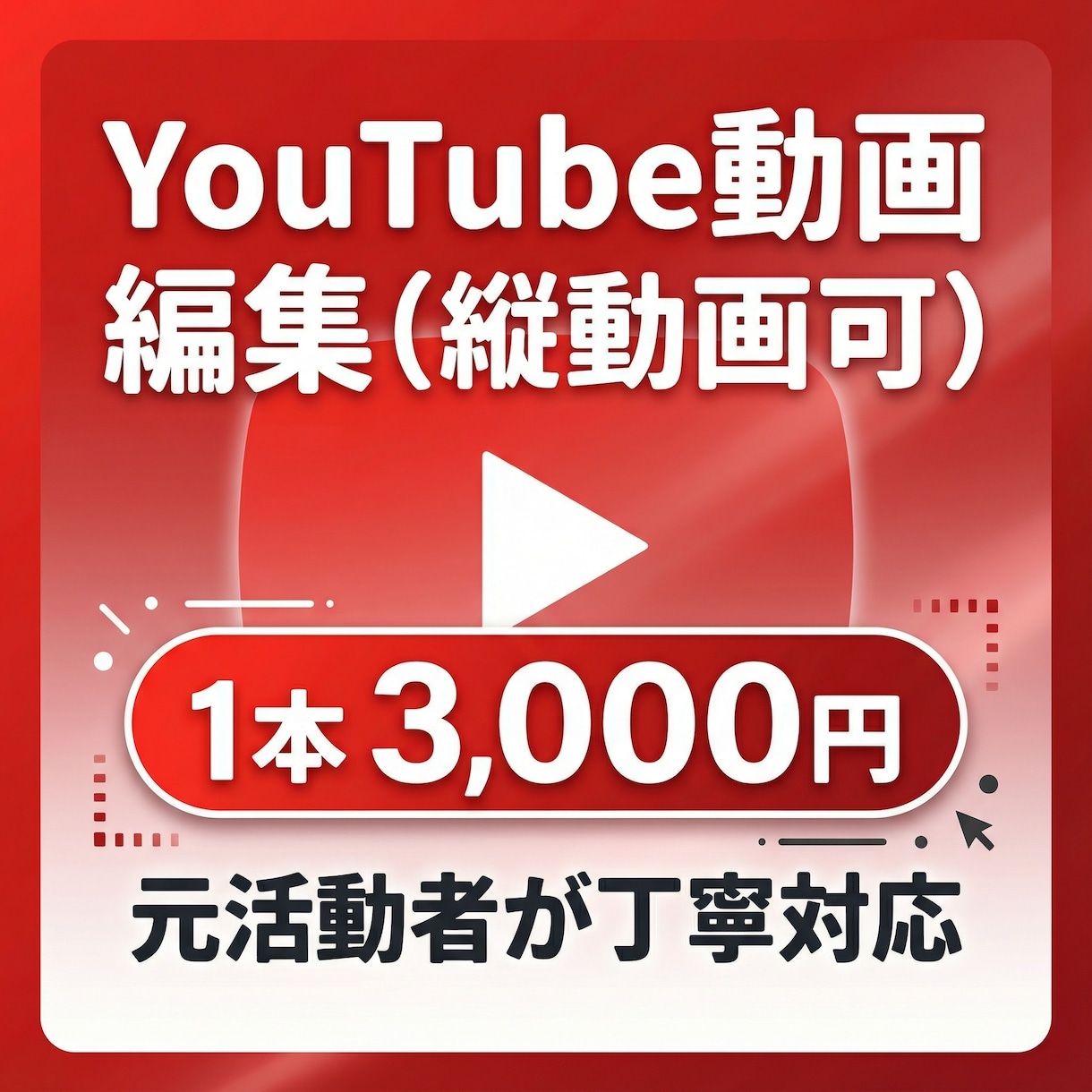 元動画投稿者が動画編集承ります 活動者目線としてわかりやすい編集を提供できます！ イメージ1