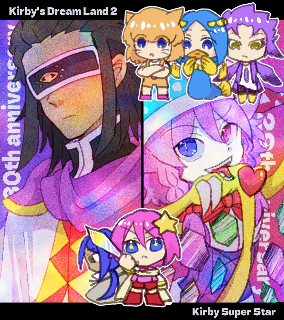 キラキラなイラスト描きます 多人数でもok！様々な用途にお使いください！ イメージ1
