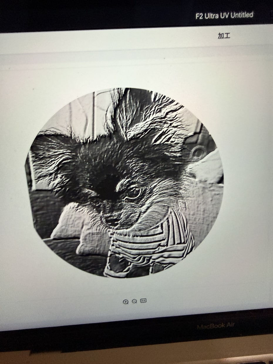 写真から作るペット刻印コースターつくります 犬・猫OK｜写真からリアル彫刻｜プレゼントにも◎」 イメージ9