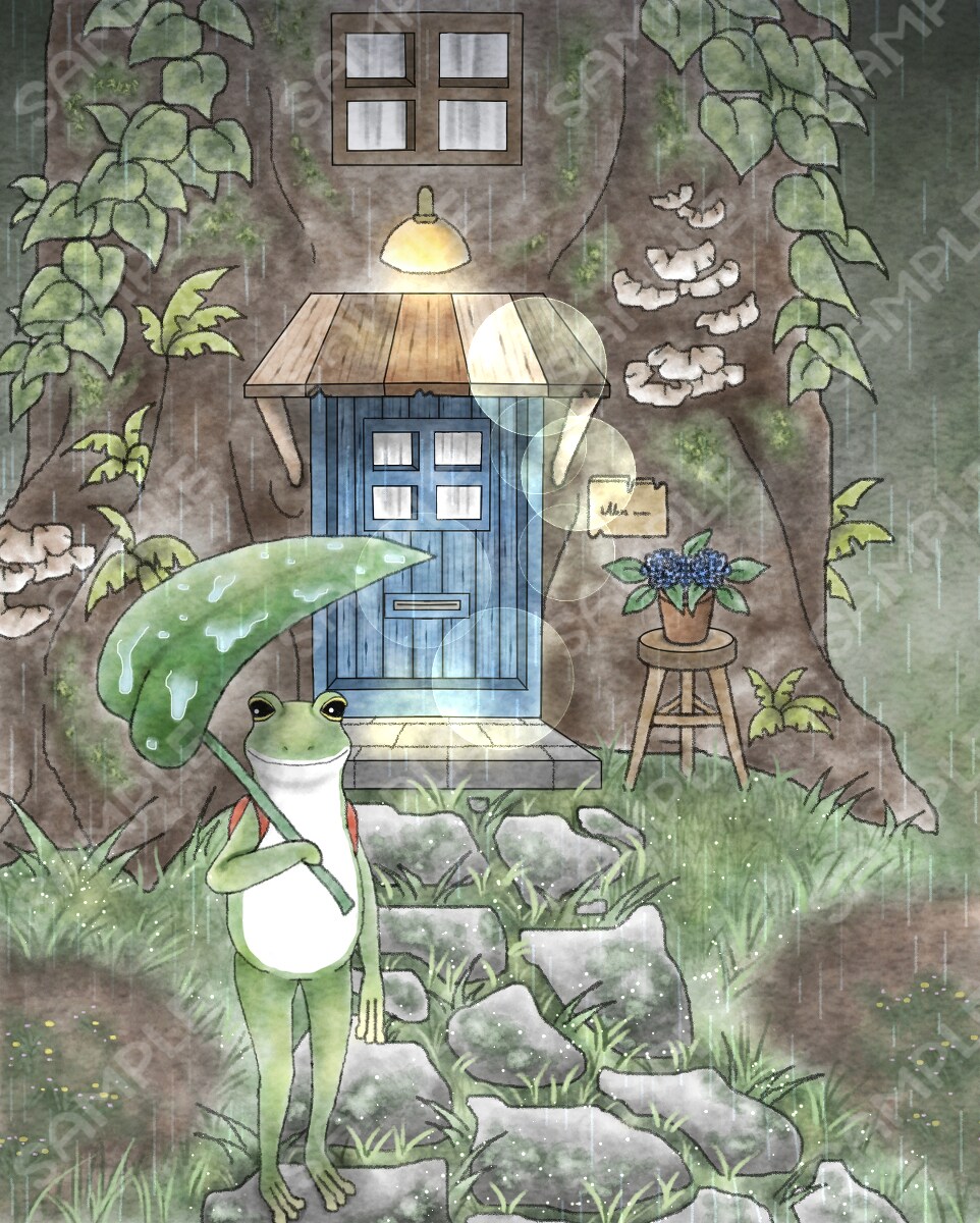 商用利用可かわいい絵本風動物のイラスト描きます 様々な媒体でかわいいイラストを提供します イメージ10