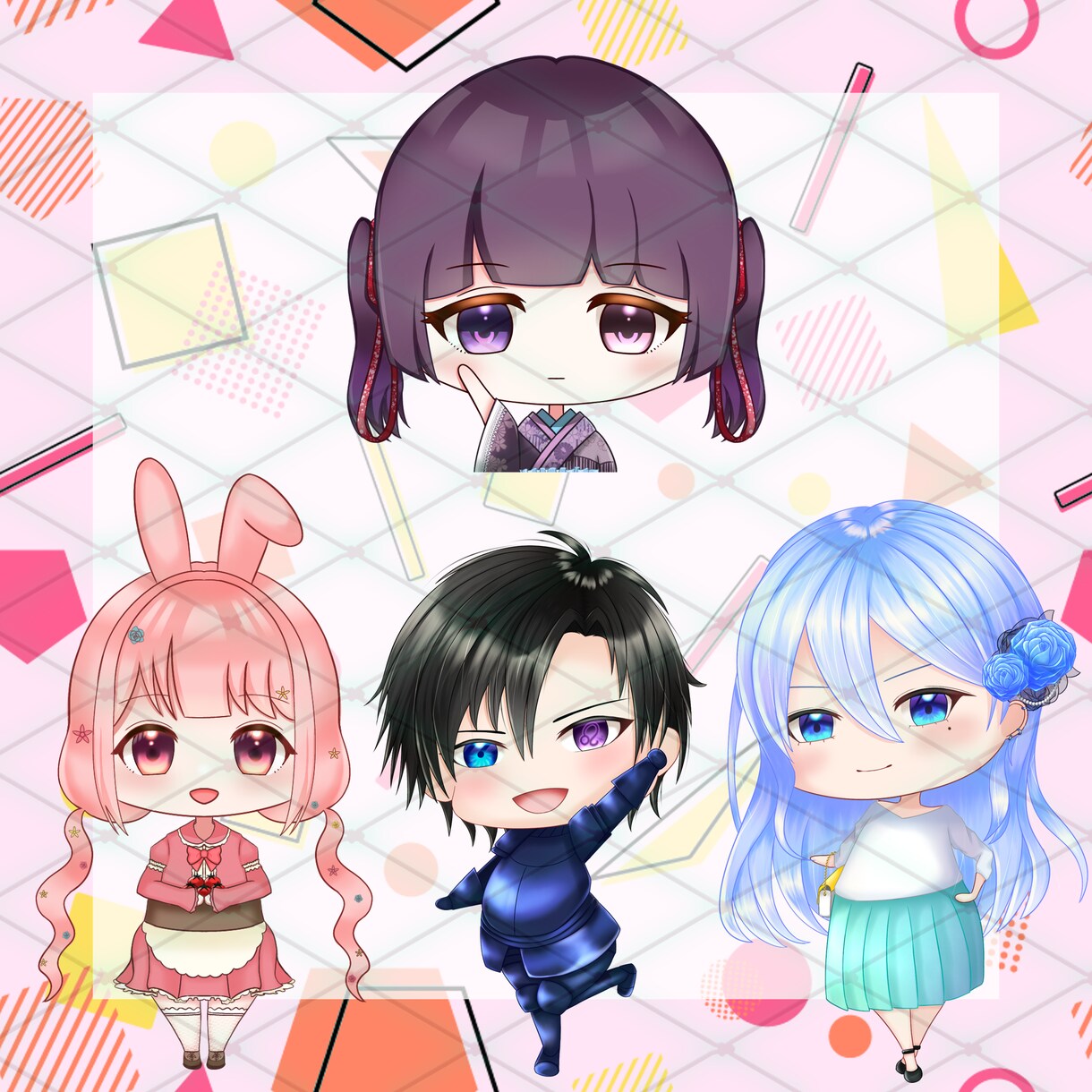 SDキャラ立ち絵描きます 料金など、気軽にご相談ください！ イメージ2