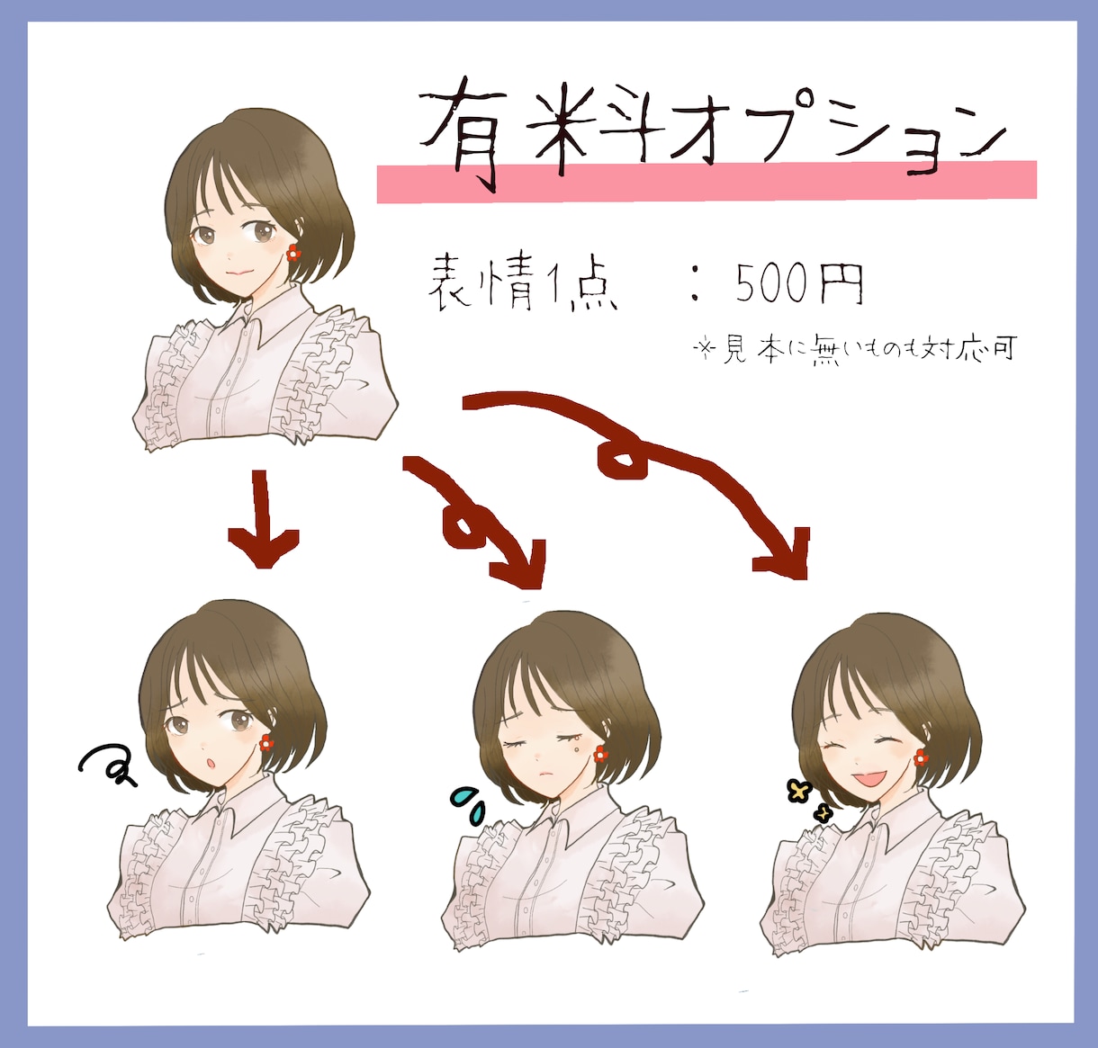 初依頼の方歓迎⭐︎商用可の惹き寄せアイコン描きます SNSブログにオシャレ可愛いオリジナルアイコン手に入ります イメージ4