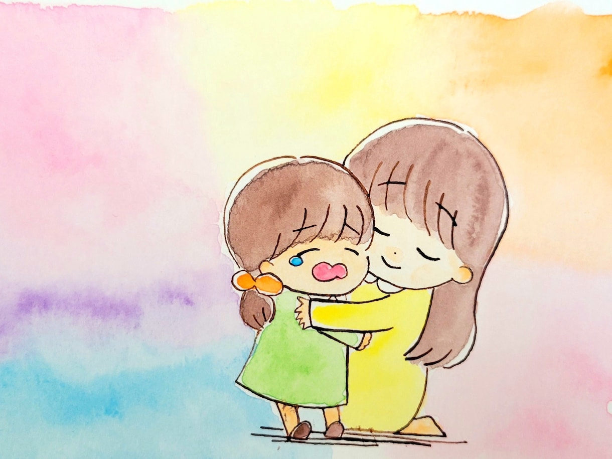 SNS(X・Twitter)人物アイコン描きます 透明水彩と色鉛筆でほんわかタッチのイラスト イメージ3
