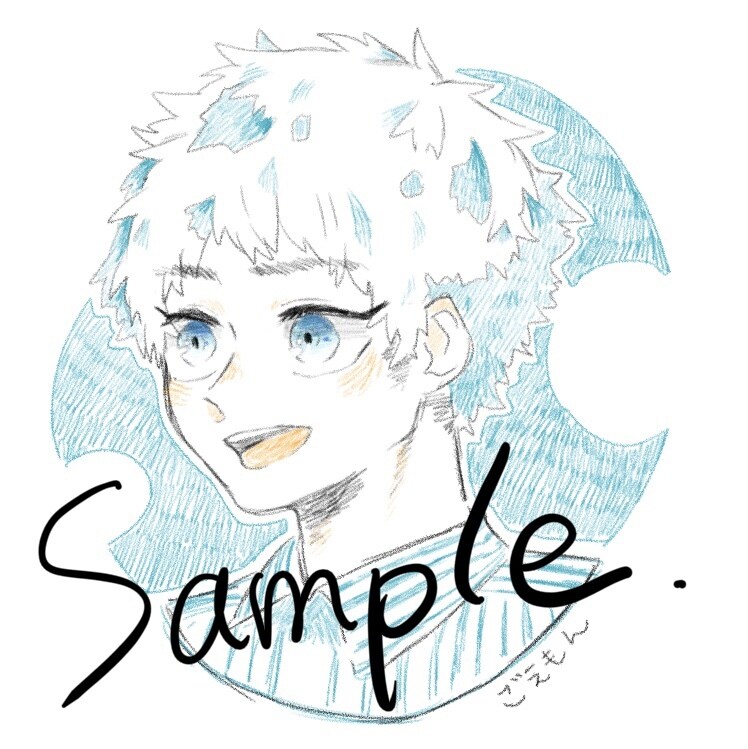 温かみのあるアイコンイラスト描きます 色鉛筆の優しい色味で印象的なアイコンヘッダーを描きます♪ イメージ2