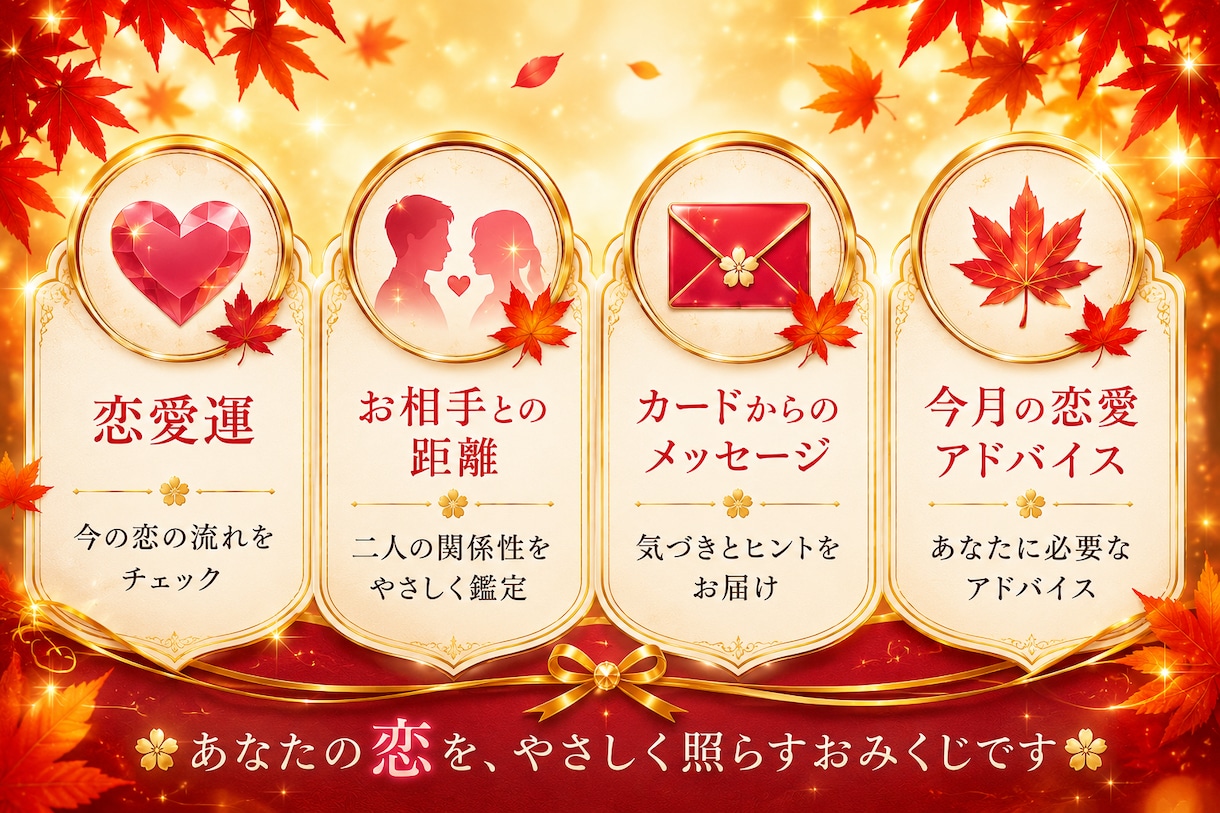 恋みくじ｜恋愛運とお相手とのご縁を占います 神社でおみくじを引くように、恋へのメッセージをお届けします イメージ2