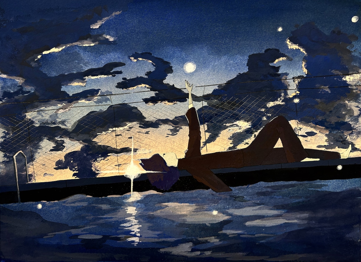 YouTubeサムネ一枚絵を優しい水彩で描きます 歌ってみたなどのイラストを絵本の1ページのように描きます イメージ3