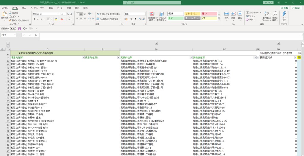 バラバラに入力された取引先名や住所をキレイにします 取引先名や住所の名寄せはお任せください！ イメージ1