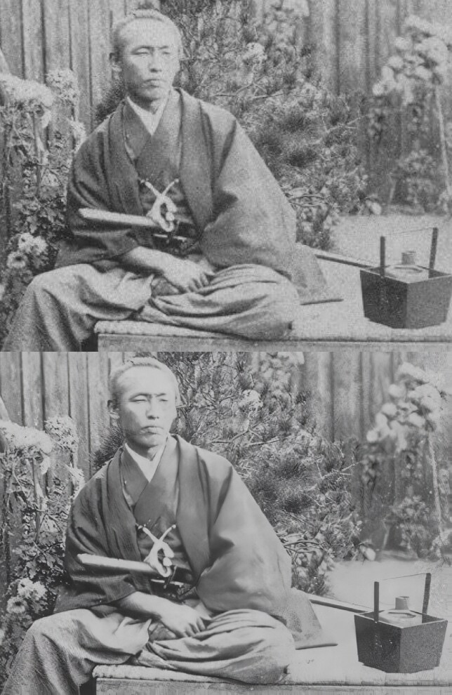 サンプル無料 大事なイラストと古い写真 復元します 色あせがあったり画質が悪い画像でも綺麗に復元します。 イメージ7