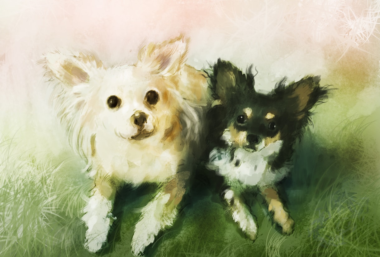 ペットの肖像画描きます 大切な方へのプレゼントにもどうぞ イメージ2