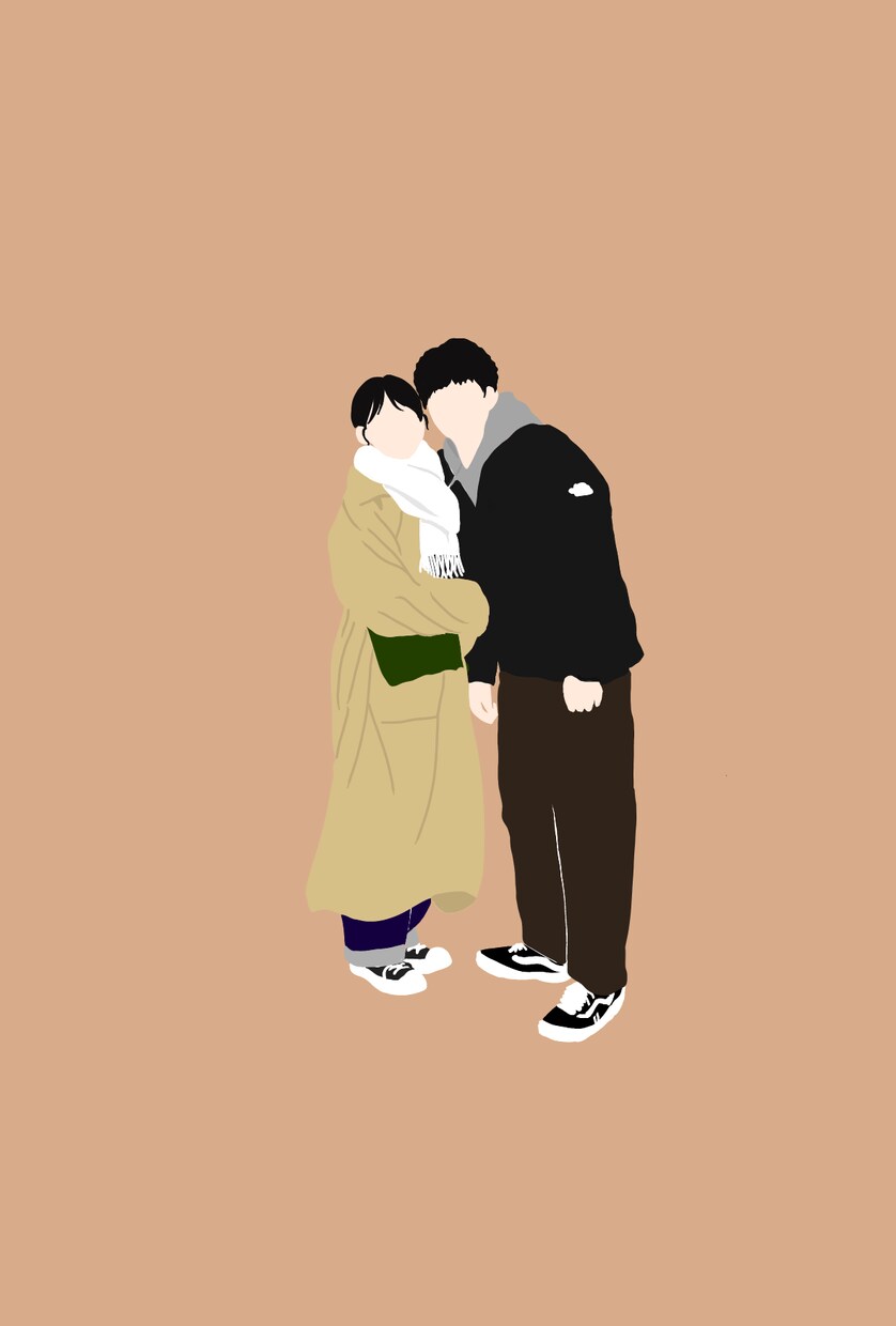 お写真から大切な人とのイラスト描きます 友達・恋人とのイラスト　プレゼントなどにもどうぞ イメージ3