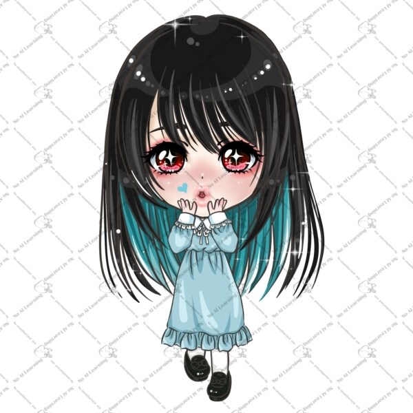 商用利用可SDキャラ描きます あなたの立ち絵をポップで可愛いミニキャラにします イメージ5