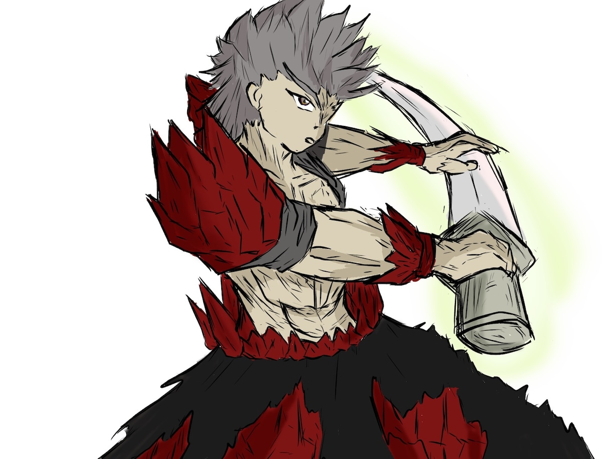 オリジナルのキャラクターを作成してます ファンタジー風のキャラクターを作っています イメージ2