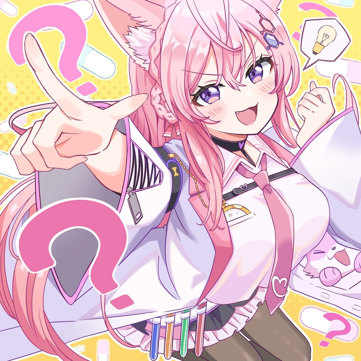 立ち絵/SNSアイコンヘッダー/イラスト作成します 男女キャラそれぞれ対応が可能ポップな印象を出すのが得意です イメージ9