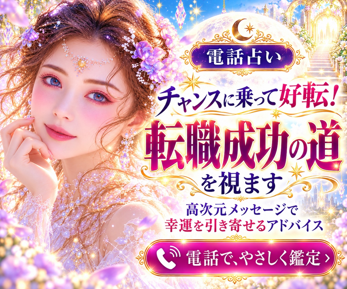 チャンスに乗って好転！転職成功の道を視ます 高次元のメッセージから幸運を引き寄せるアドバイスをします イメージ1